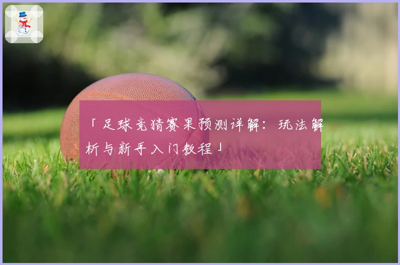 「足球竞猜赛果预测详解：玩法解析与新手入门教程」